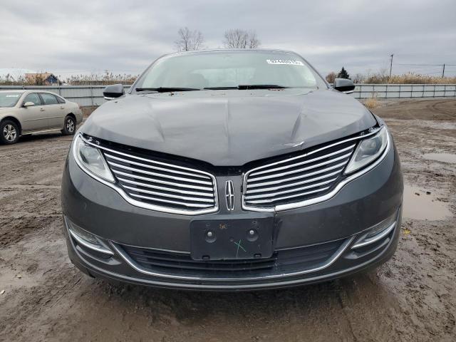 3LN6L2G93FR607192 - 2015 LINCOLN MKZ GRAY photo 5