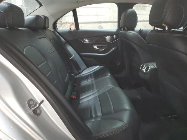 55SWF4KB2GU176816 - 2016 MERCEDES-BENZ C 300 4MATIC SILVER photo 10