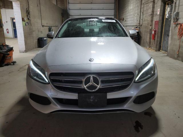 55SWF4KB2GU176816 - 2016 MERCEDES-BENZ C 300 4MATIC SILVER photo 5