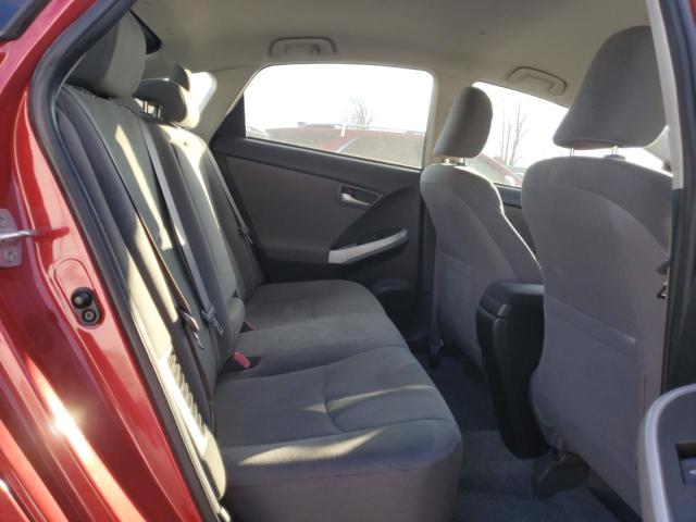 JTDKN3DUXC1521296 - 2012 TOYOTA PRIUS RED photo 10