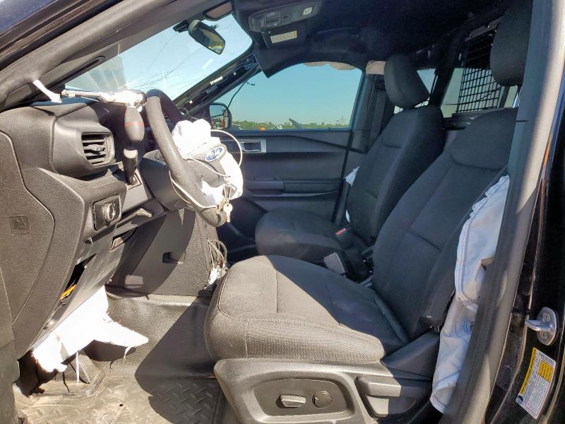 1FM5K8AB2RGA27490 - 2024 FORD EXPLORER POLICE INTERCEPTOR Чорний фото 7