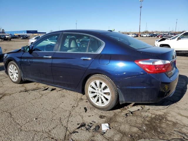 1HGCR2F80FA254839 - 2015 HONDA ACCORD EXL BLUE photo 2