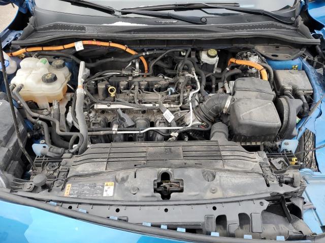 1FMCU9DZ6MUA40737 - 2021 FORD ESCAPE TITANIUM 蓝色 照片 12