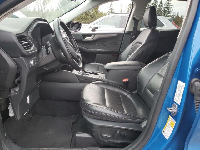 1FMCU9DZ6MUA40737 - 2021 FORD ESCAPE TITANIUM 蓝色 照片 7