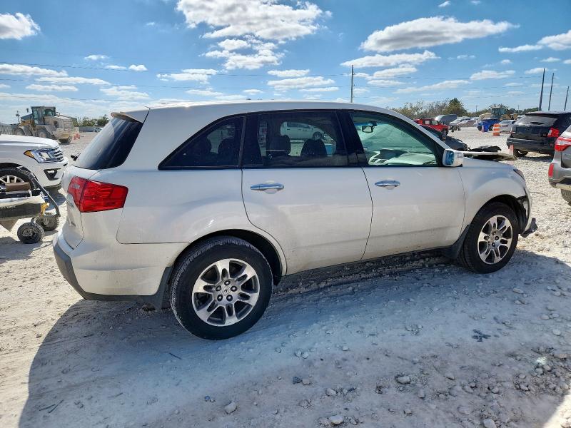2HNYD28649H530633 - 2009 ACURA MDX TECHNOLOGY Beyaz fotoğraf 3