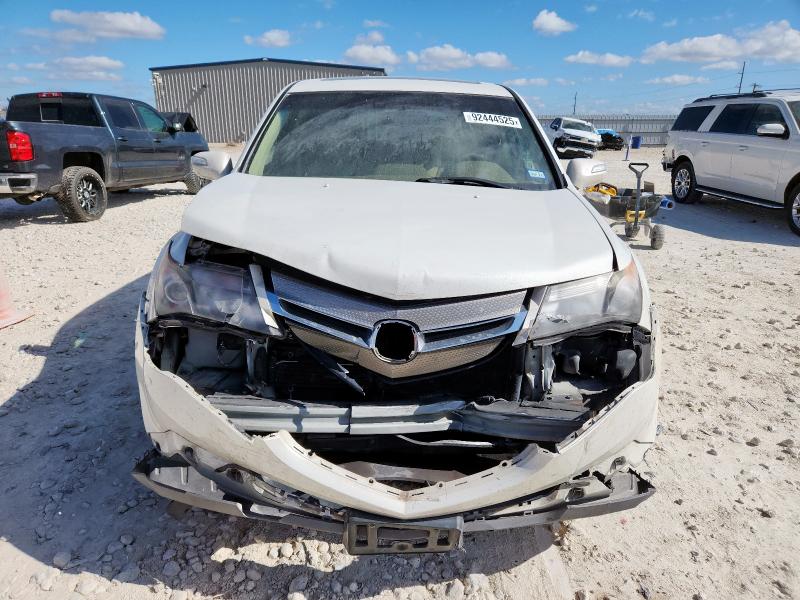 2HNYD28649H530633 - 2009 ACURA MDX TECHNOLOGY Beyaz fotoğraf 5
