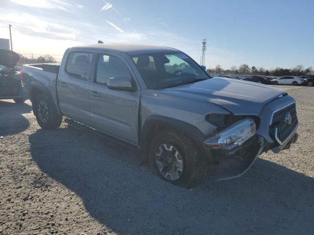 3TMCZ5AN5KM249288 - 2019 TOYOTA TACOMA DOUBLE CAB Szary zdjęcie 4