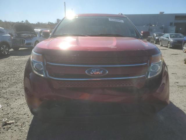 1FM5K8F82FGB29834 - 2015 FORD EXPLORER LIMITED RED photo 5