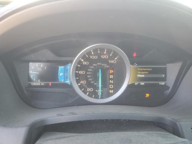 1FM5K8F82FGB29834 - 2015 FORD EXPLORER LIMITED RED photo 9