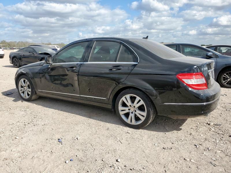 WDDGF81X79F238872 - 2009 MERCEDES-BENZ C 300 4MATIC BLACK photo 2