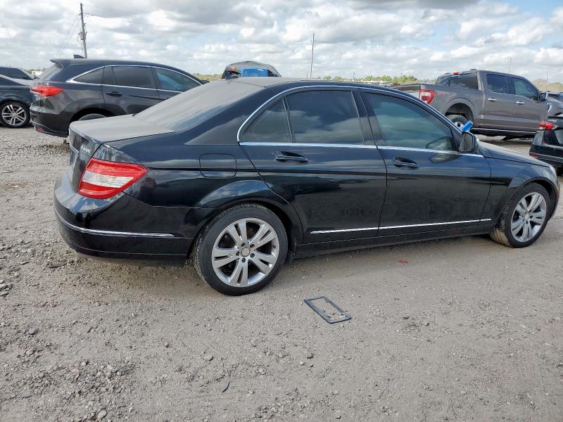 WDDGF81X79F238872 - 2009 MERCEDES-BENZ C 300 4MATIC BLACK photo 3