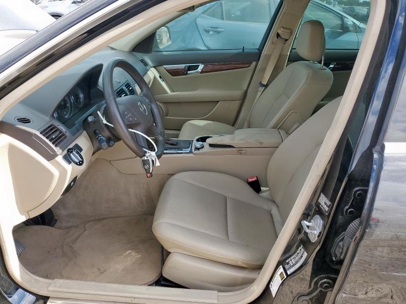 WDDGF81X79F238872 - 2009 MERCEDES-BENZ C 300 4MATIC BLACK photo 7