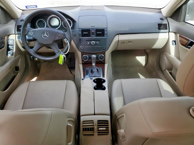 WDDGF81X79F238872 - 2009 MERCEDES-BENZ C 300 4MATIC BLACK photo 8