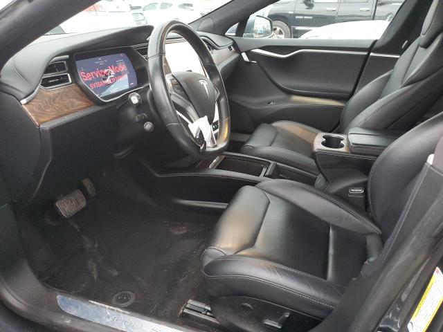 5YJSA1E22JF248310 - 2018 TESLA MODEL S Сірий фото 7