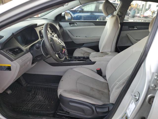 5NPE24AFXHH574095 - 2017 HYUNDAI SONATA SE SILVER photo 7