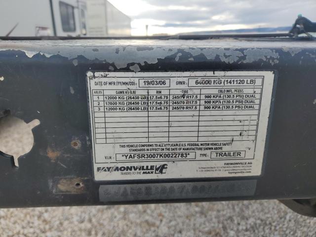 YAFSR3007K0022783 - 2019 2JE7 BLADE TRAILER BLACK photo 8