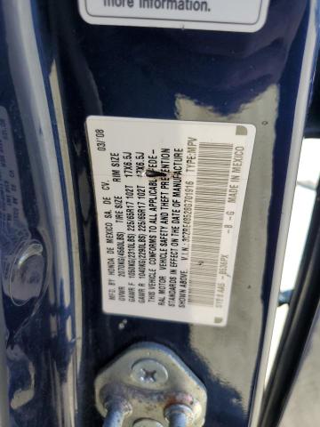 3CZRE48528G701916 - 2008 HONDA CR-V EX BLUE photo 14