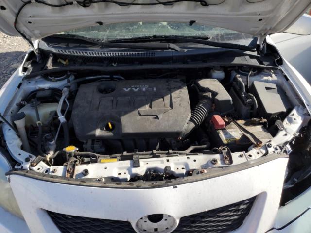 1NXBU4EE0AZ308669 - 2010 TOYOTA COROLLA BASE WHITE photo 11