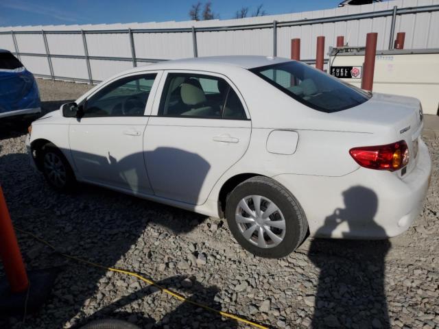 1NXBU4EE0AZ308669 - 2010 TOYOTA COROLLA BASE WHITE photo 2