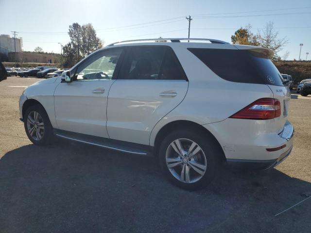 4JGDA5JBXDA242446 - 2013 MERCEDES-BENZ ML 350 أبيض صورة 2