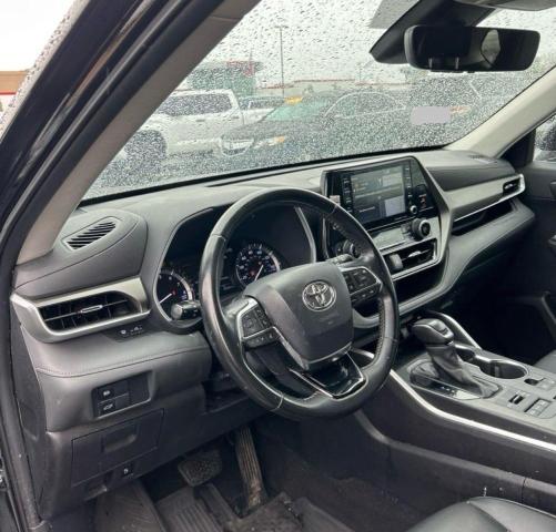 5TDHZRBHXMS539180 - 2021 TOYOTA HIGHLANDER XLE BLACK photo 9
