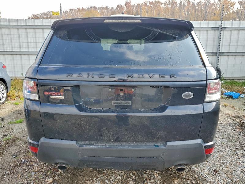 SALWV2FE2HA138261 - 2017 LAND ROVER RANGE ROVE AUTOBIOGRAPHY BLUE photo 6