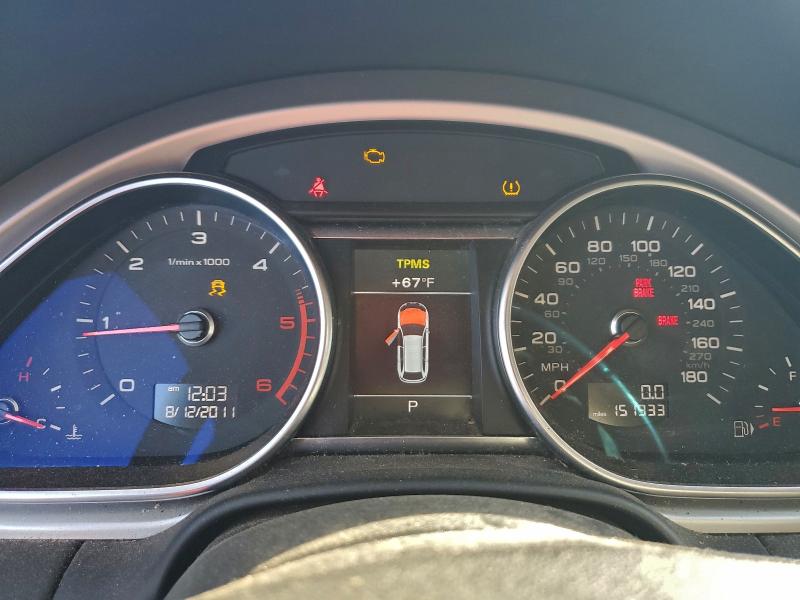 WA1LMBFEXCD005181 - 2012 AUDI Q7 PREMIUM PLUS SILVER photo 9