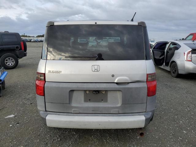5J6YH17553L007123 - 2003 HONDA ELEMENT EX GRAY photo 6