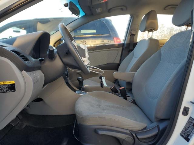 KMHCT5AE0EU180524 - 2014 HYUNDAI ACCENT GLS WHITE photo 7