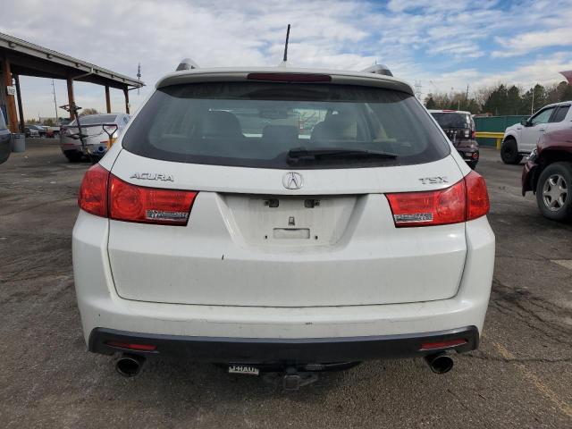 JH4CW2H59CC002273 - 2012 ACURA TSX WHITE photo 6