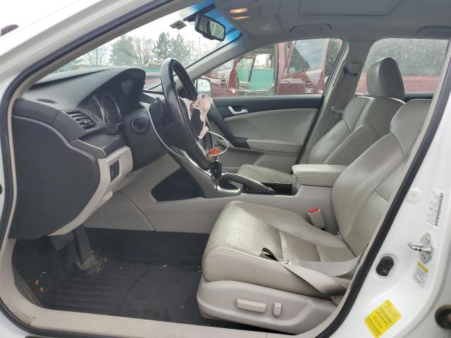JH4CW2H59CC002273 - 2012 ACURA TSX WHITE photo 7