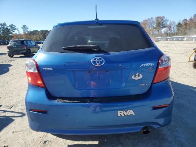 2T1LE40EX9C010376 - 2009 TOYOTA COROLLA MA S BLUE photo 6