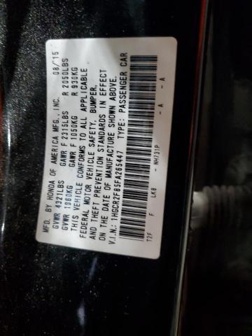 1HGCR2F85FA265447 - 2015 HONDA ACCORD EXL BLACK photo 12