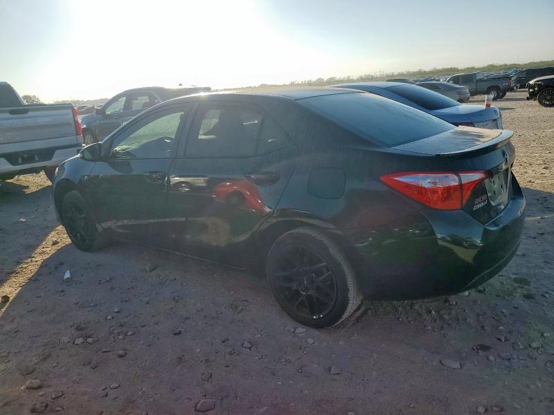 2T1BURHE6GC491868 - 2016 TOYOTA COROLLA L BLACK photo 2