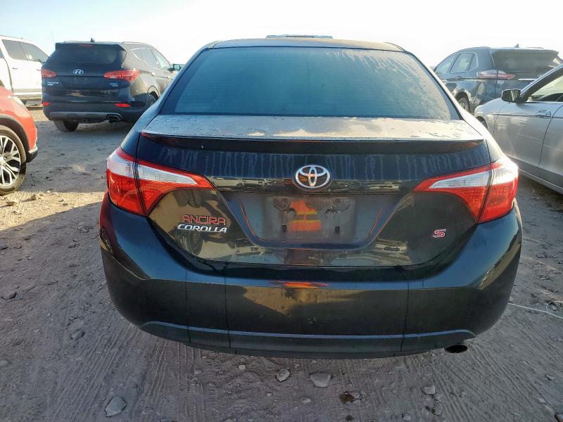 2T1BURHE6GC491868 - 2016 TOYOTA COROLLA L BLACK photo 6