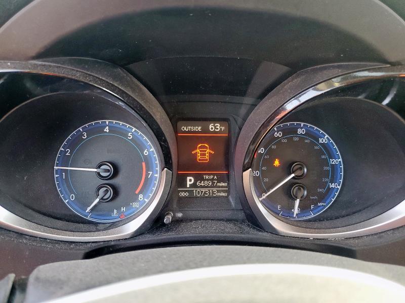 2T1BURHE6GC491868 - 2016 TOYOTA COROLLA L BLACK photo 9