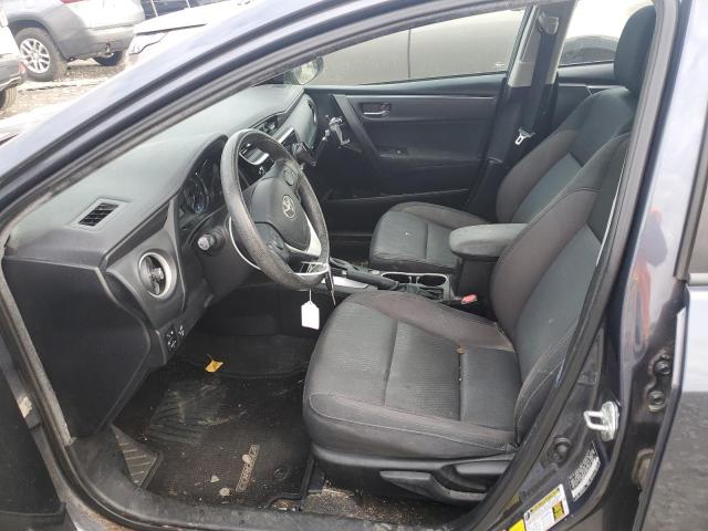 5YFBURHE0JP810687 - 2018 TOYOTA COROLLA L GRAY photo 7