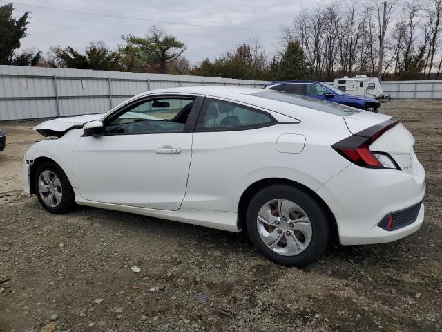 2HGFC4B03JH300975 - 2018 HONDA CIVIC LX WHITE photo 2