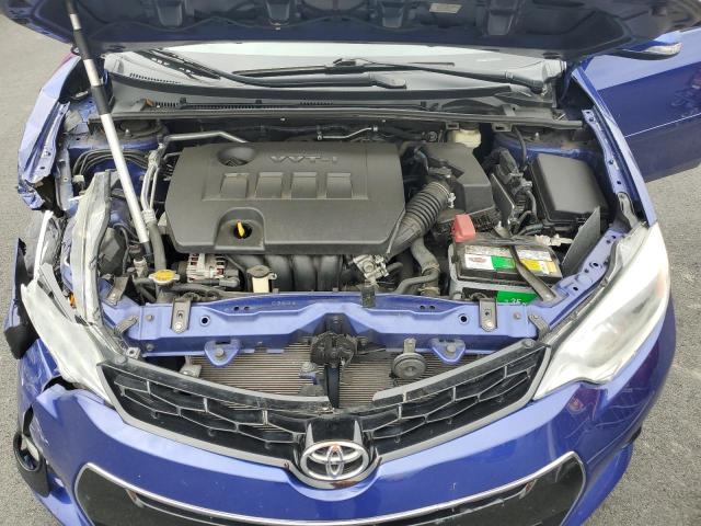 5YFBURHE5GP478982 - 2016 TOYOTA COROLLA L BLUE photo 11