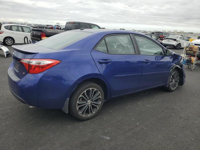 5YFBURHE5GP478982 - 2016 TOYOTA COROLLA L BLUE photo 3