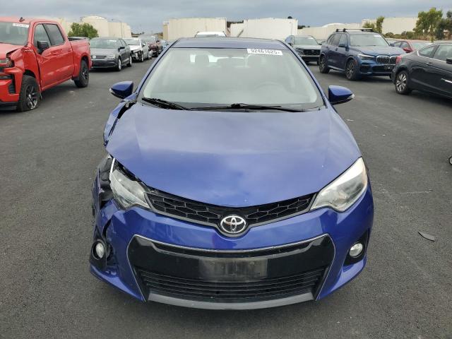5YFBURHE5GP478982 - 2016 TOYOTA COROLLA L BLUE photo 5