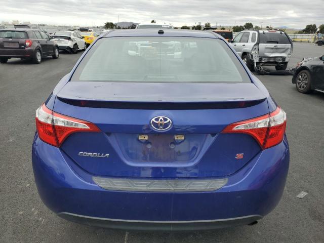 5YFBURHE5GP478982 - 2016 TOYOTA COROLLA L BLUE photo 6
