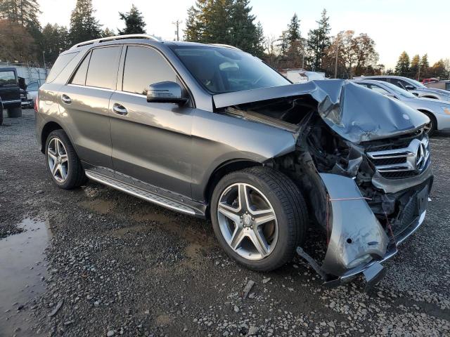 4JGDA5HBXHA831704 - 2017 MERCEDES-BENZ GLE 350 4MATIC GRAY photo 4