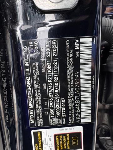 4JGFB4KB7LA079199 - 2020 MERCEDES-BENZ GLE 350 4MATIC BLACK photo 14