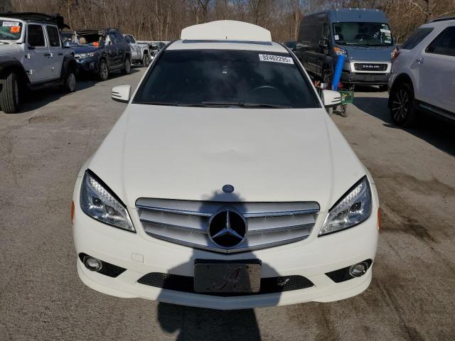 WDDGF8BB8AF451370 - 2010 MERCEDES-BENZ C 300 4MATIC WHITE photo 5