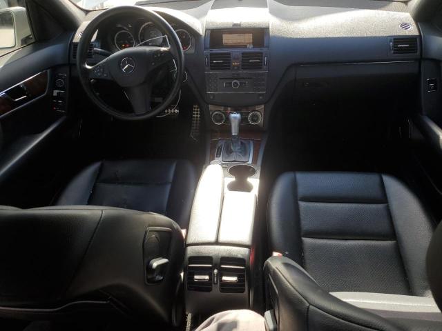 WDDGF8BB8AF451370 - 2010 MERCEDES-BENZ C 300 4MATIC WHITE photo 8