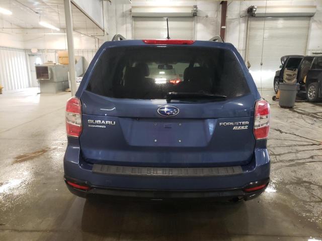 JF2SJAEC1EH552566 - 2014 SUBARU FORESTER 2.5I PREMIUM BLUE photo 6
