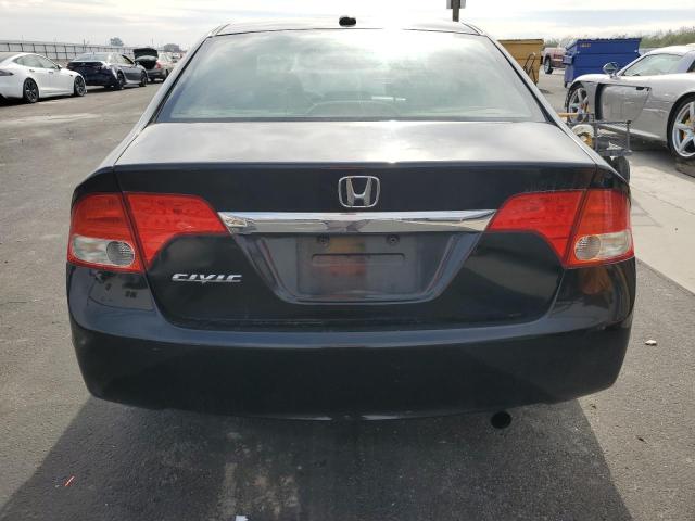 2HGFA16999H528391 - 2009 HONDA CIVIC EXL BLACK photo 6