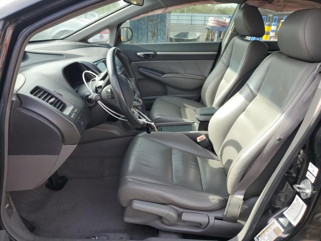 2HGFA16999H528391 - 2009 HONDA CIVIC EXL BLACK photo 7