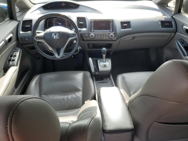 2HGFA16999H528391 - 2009 HONDA CIVIC EXL BLACK photo 8